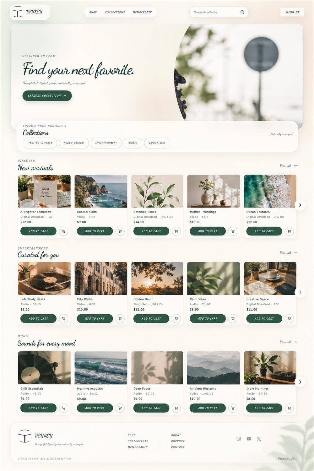 Aura storefront template