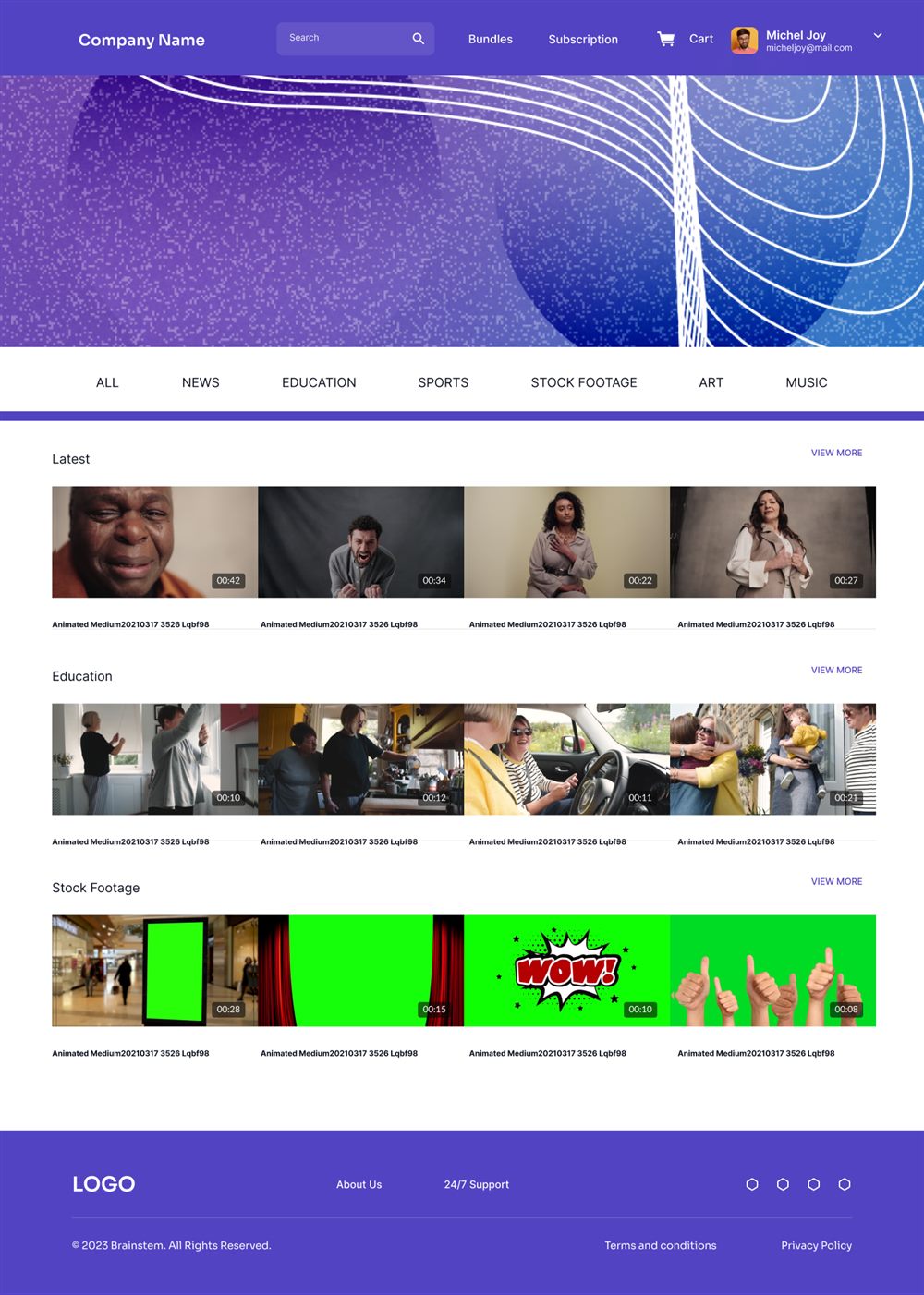 Horizon storefront template