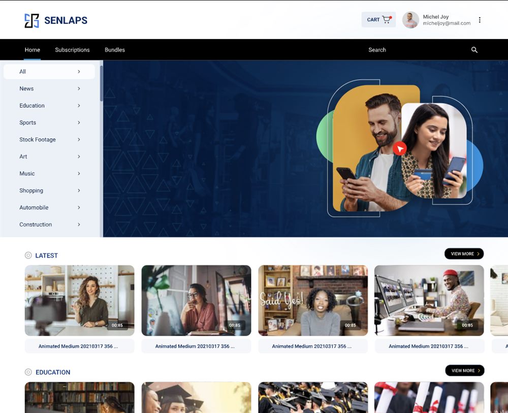 Navigator storefront template