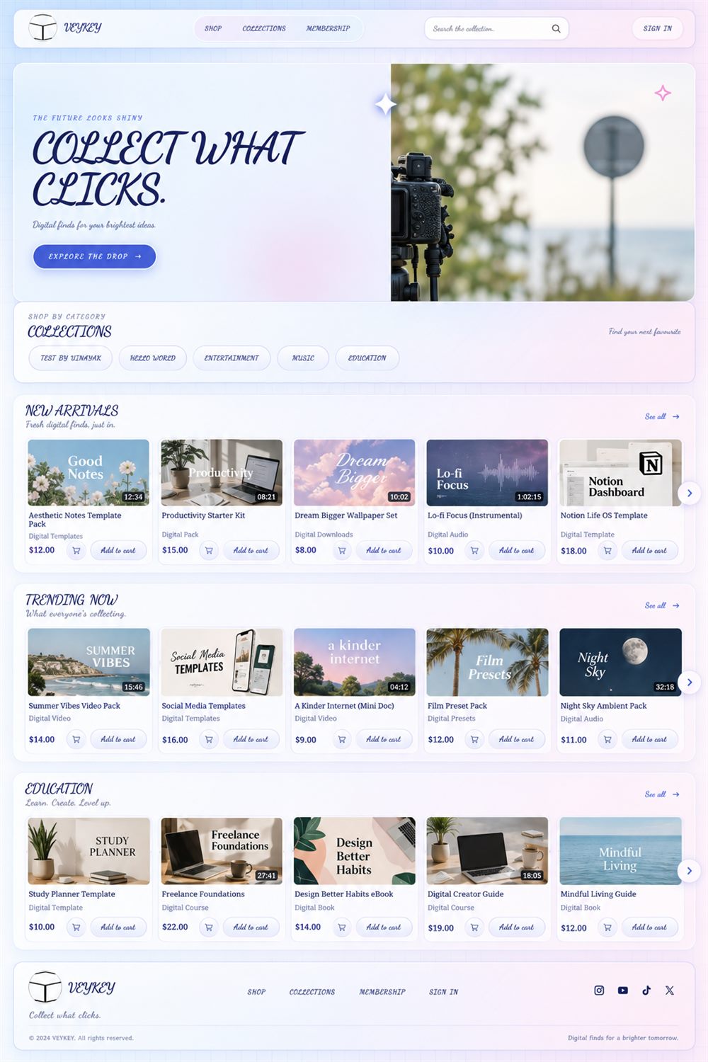 Nova storefront template